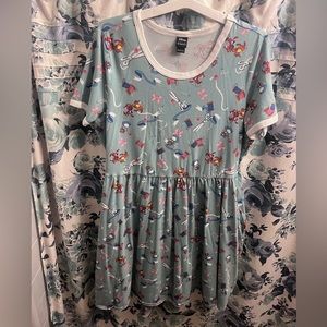 HER UNIVERSE DISNEY CINDERELLA T-SHIRT DRESS.